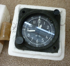 Vintage Thommen Aircraft Chronograph 8 Day Clock Mechanical Clock Wakmann 1986