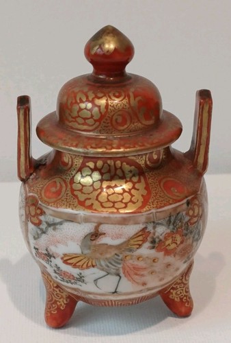 Japanese kutani porcelain - japanese, koro