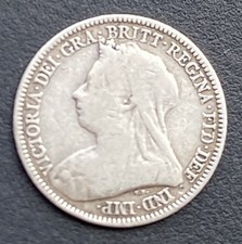 1893 Victoria Silver Sixpence