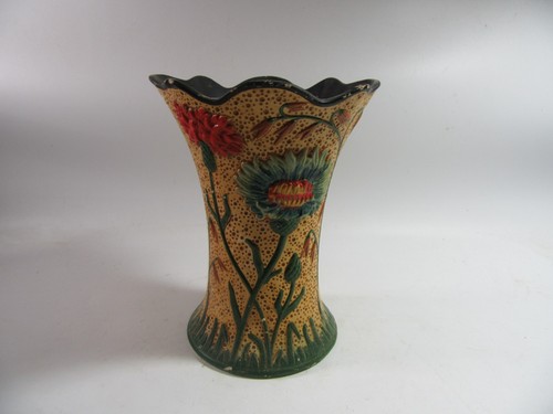 Vintage english pottery vase - vintage,