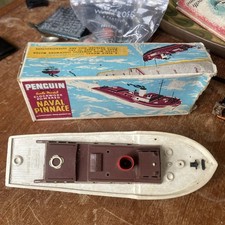 Vintage Clockwork Boat Naval Pinnace Penguin series 4 in original box
