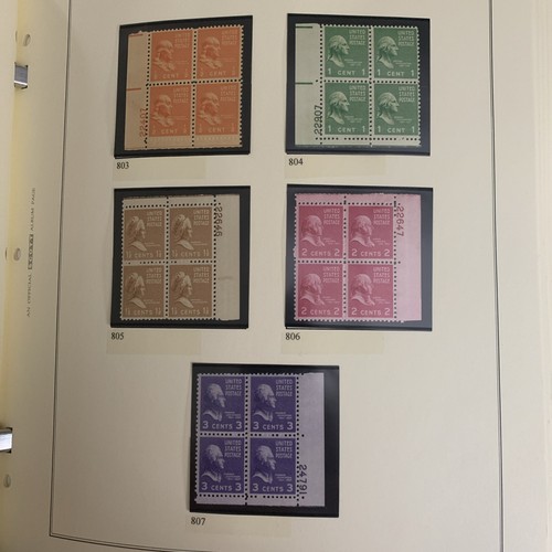 Scott 803 831 mnh plate - -,