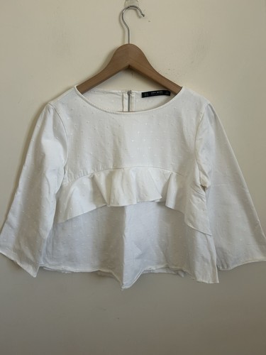 Zara cotton peplum - zara,