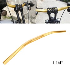 1 1/4" Club Style Gold Handlebars Bar For Harley Dyna Softail Heritage Classic