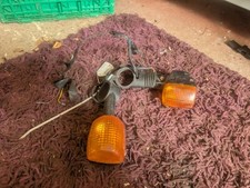 Fork Mounted Indicators PAIR Stanley 1156 Classic Bike Orange Lens #W9