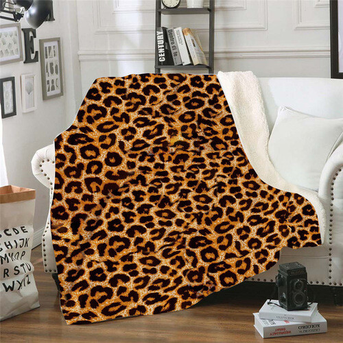 New leopard soft - plush, 3d