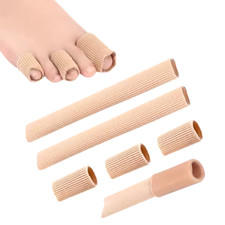 Gel Toe Protectors Tube Finger Bandage Foot Elastic Grip Protection Hammer Corn
