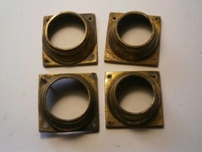 SET OF 4 longcase clock BRASS CAPTIVES X