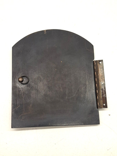 Vintage mantel clock wooden - mantel,