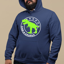 Personalised Custom Dinosaur Hoodie Fun Dino Jurassic Themed Party Gift