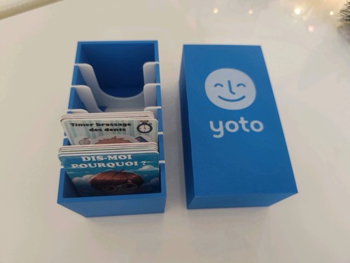 Yoto card storage box - storage, blue