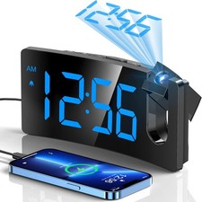 Projection Alarm Clock Blue