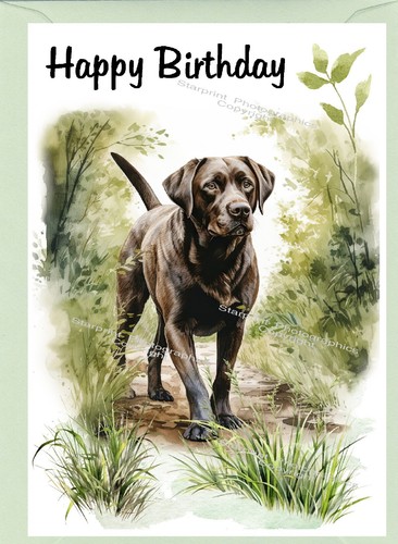 Labrador dog - dog, (chocolate)