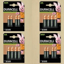 Duracell Rechargeable Batteries Ultra Plus Duralock NiMH Pre Stay Charge Battery