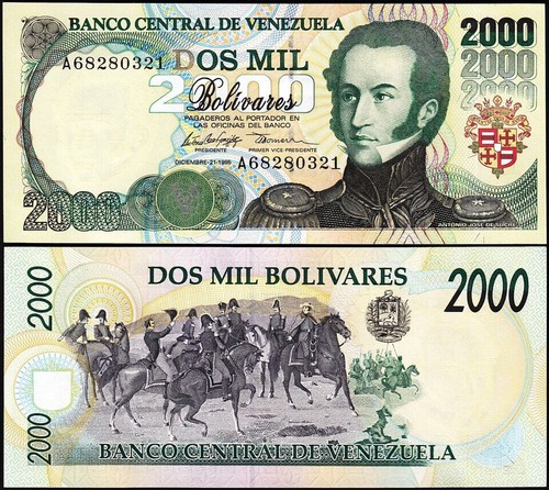 Venezuela 2000 bolivares 1995 - venezuela,