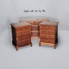 stag minstrel natural cherry wood Bedroom Furniture  set RESTORED TO ORDER 