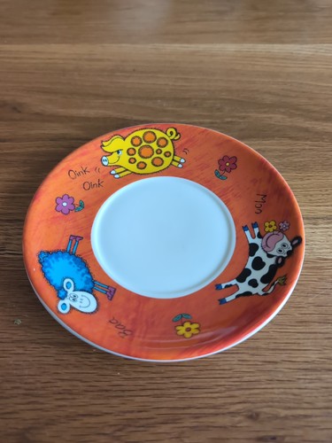 Large saucer funky farm - large,
