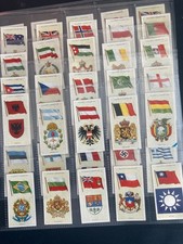 cigarette cards national flags & arms full set 1936