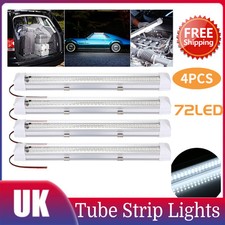 4X 12V 72 LED Car Tube Strip