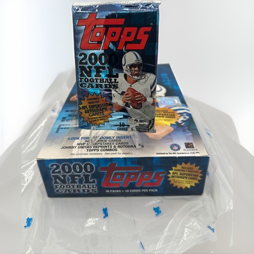2000 topps nfl sealed - nfl,