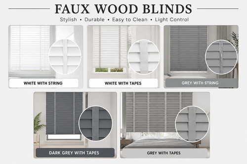 Faux wood wooden window - faux,