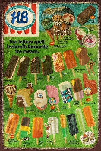 Ice cream lollies - ice, menu