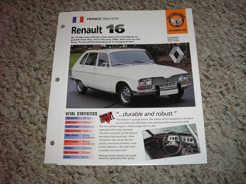 France 1964 1979 renault - renault, 16