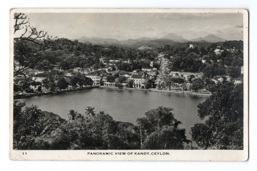 Antique postcard kandy ceylon - antique,
