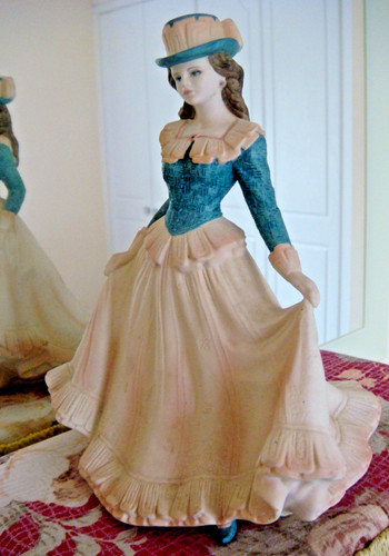 Coalport figurine spring - coalport, figurine-spring