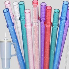 12pcs Multicolored Straws
