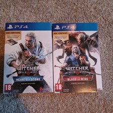 The Witcher 3 Wild Hunt - expansions x2 box sets - ps4