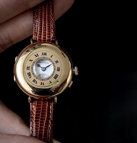 1920 iwc 18ct gold semi - iwc,
