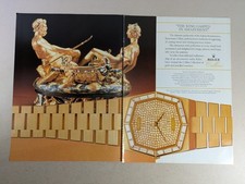 Rolex Cellini Gold Watch Original 1987 Paper Magazine Advert Double Page