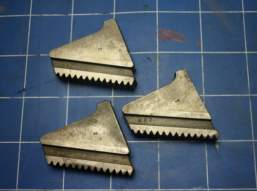 Spare set jaws for - of, taylor