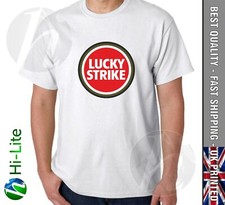 TS37 LUCKY STRIKE LOGO WHITE T