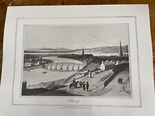 WILLIAM DANIELL 1821 Engraving Inverness Lithograph Print - Reproduction