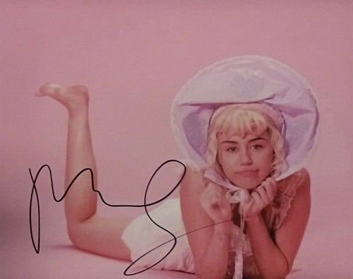 Miley cyrus signed 10 - cyrus,