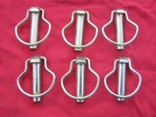 Six Pear Shaped Lynch Pins to