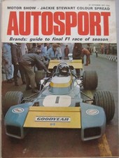 AUTOSPORT 21 October 1971 featuring Lotus