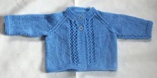 Handmade baby cardigan 0-3