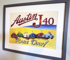 Austin J40 Pedal Car Artwork