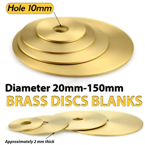 Brass discs blanks metal round - blanks,