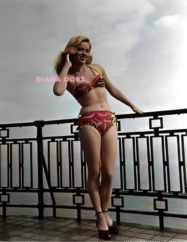 Diana dors colorized photo - diana,