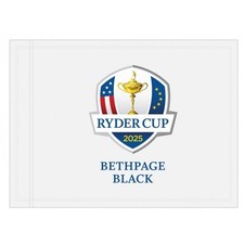 Level4 2025 Ryder Cup White Souvenir Bethpage Black Pin Flag