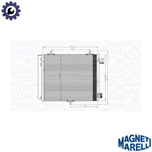 Condenser air conditioning - condenser,