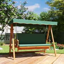 Garden seater wooden swing - wooden,