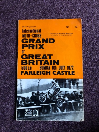 Motor cycle racing programme