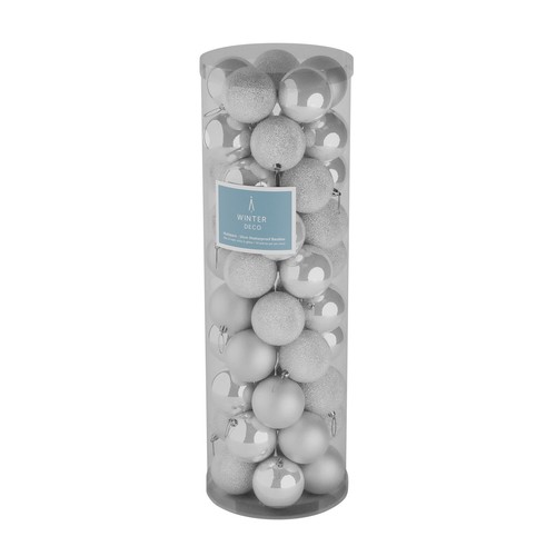 Pack christmas baubles 48 - 1,