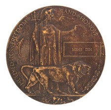 WW1 Memorial Plaque Mehr Din Original