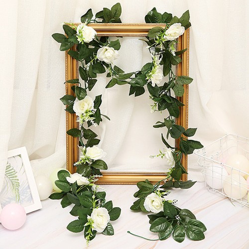 White 2x7ft artificial - white,